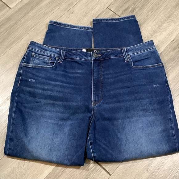 Kut from the Kloth Reese Fab Ab Straight Leg Stretch Ankle Jeans size 20W - Picture 6 of 12